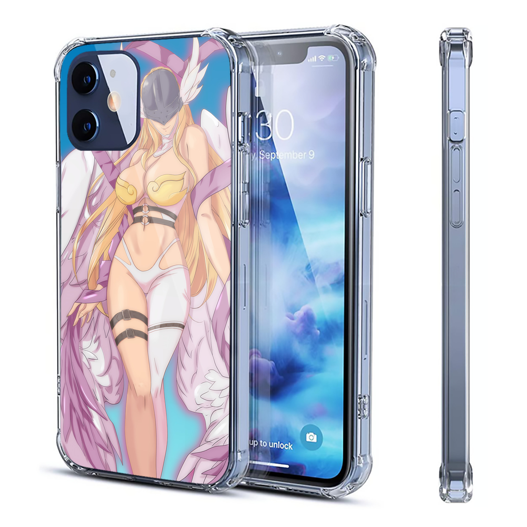 （画像用） Digimon デジタルモンスター/デジモン 【iPhone 12シリーズ対応】透明スマホケース（クリアソフトケース）